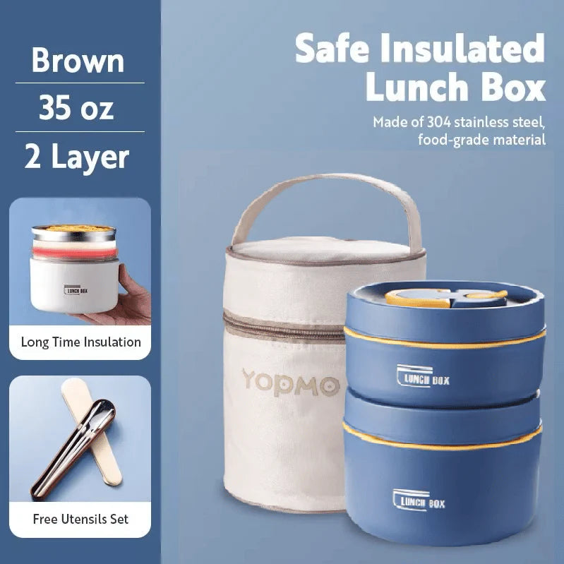 Last Day 50% OFF I SafePort™ Portable Insulated Lunch Container Set - Free Shipping!!