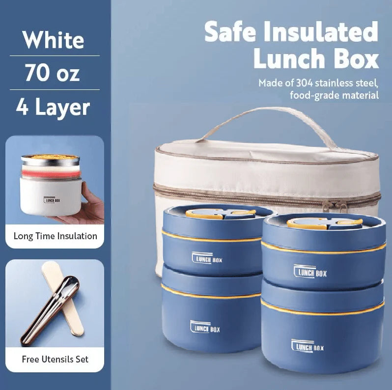 Last Day 50% OFF I SafePort™ Portable Insulated Lunch Container Set - Free Shipping!!