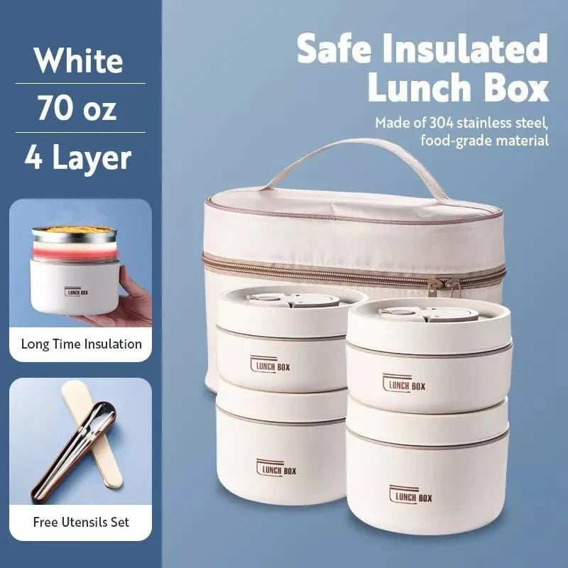 Last Day 50% OFF I SafePort™ Portable Insulated Lunch Container Set - Free Shipping!!