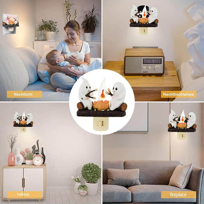 Last Day 50% Off🔥 I GhosGlow™ Campfire Flicker Flame Night Light