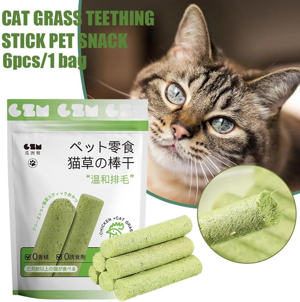 CatNutry™ | Kattengrasstokken - Houd uw harige vriend gezond voor een heel lang leven!