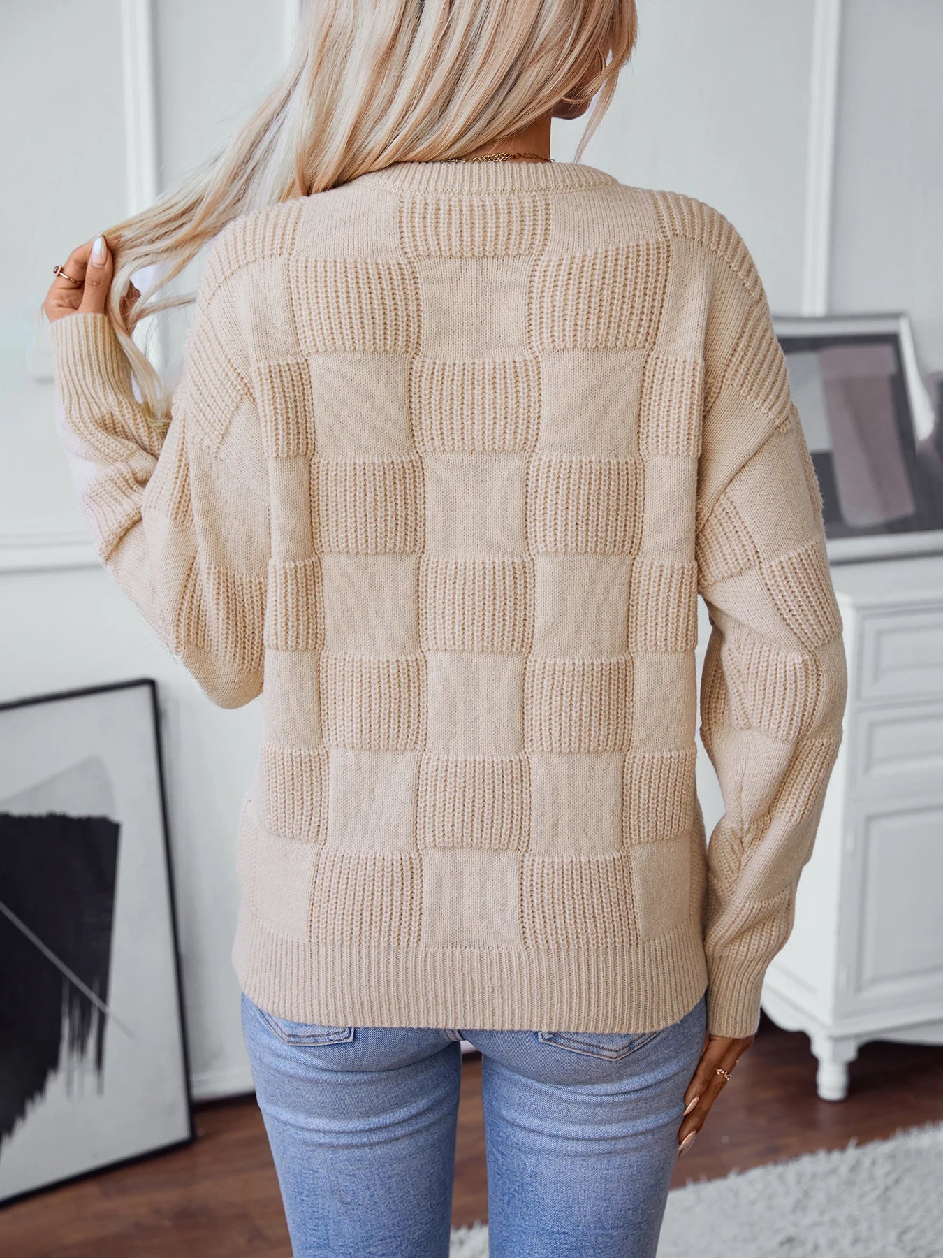 Free Shipping! I Cozy Chic Round Neck Knit Sweater