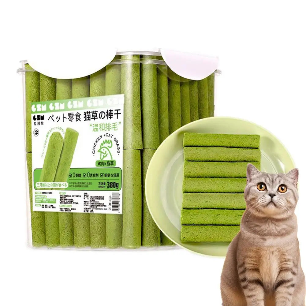 CatNutry™ | Cat Grass Sticks - Hold din pelsede ven sund i et meget meget langt liv!