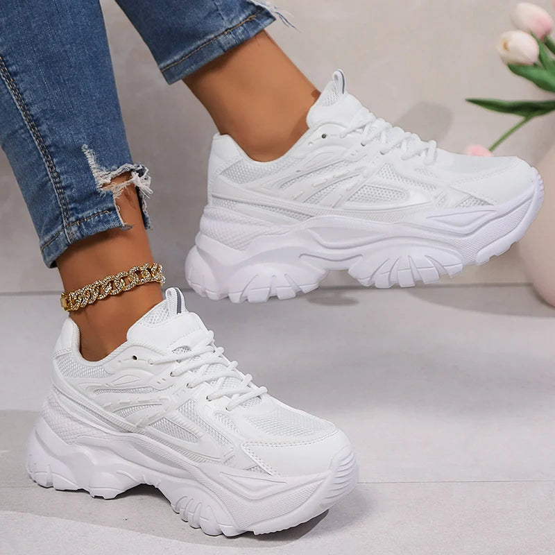 50% OFF + Free Shipping! I Breathable Lace-Up Walking Sneakers