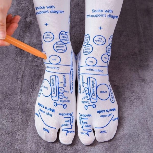 Reflexology Chart Socks - Free Shipping Today! - Coolpho