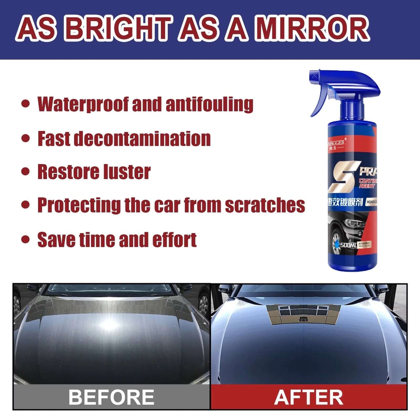 CarSlim™ 3 in 1 Ceramic Car Coating Spray