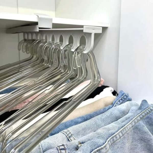 50% OFF + Free Shipping! | ClosetMaximizer™ Pull-Out Slide Trouser Rack